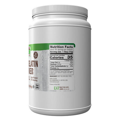 Now Foods, Beef Gelatin Powder, 4 Lbs