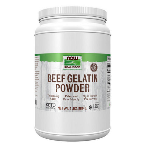 Now Foods, Beef Gelatin Powder, 4 Lbs