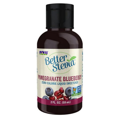 Now Foods, BetterStevia Liquid Pomegranate Blueberry, 2 Oz Now Foods