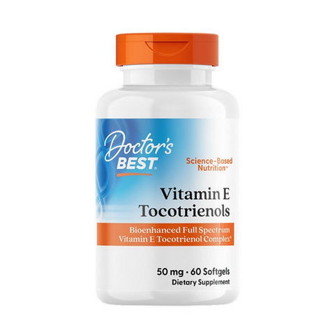 Doctors Best, Tocotrienols with EVNol SupraBio, 50 mg, 60 Soft Gels