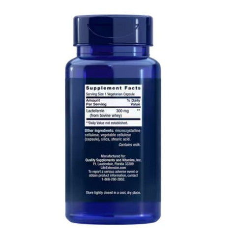 Life Extension, Lactoferrin, 60 Vcaps Life Extension