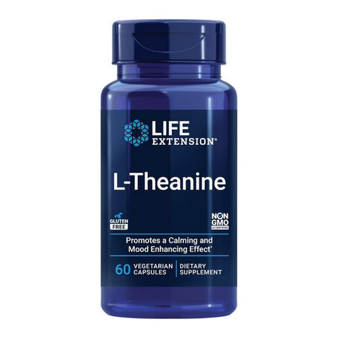 Life Extension, L-Theanine, 100 mg, 60 Vcaps