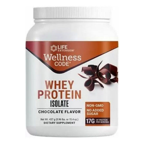 Life Extension, Whey Protein Isolate Natural Chocolate Flavor, 437 Grams