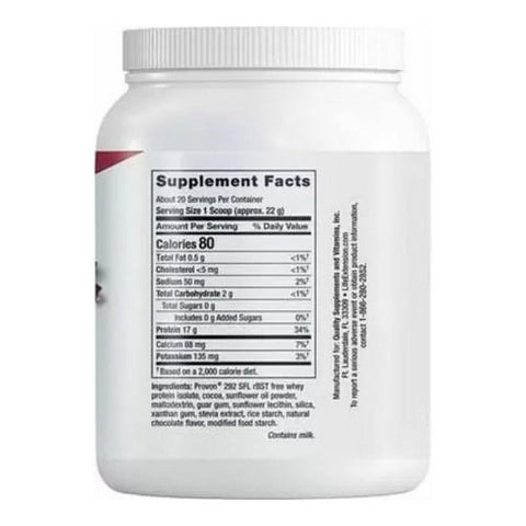 Life Extension, Whey Protein Isolate Natural Chocolate Flavor, 437 Grams