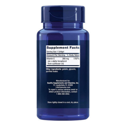 Life Extension, Super Vitamin E, 268 Mg, 90 SoftGels Life Extension