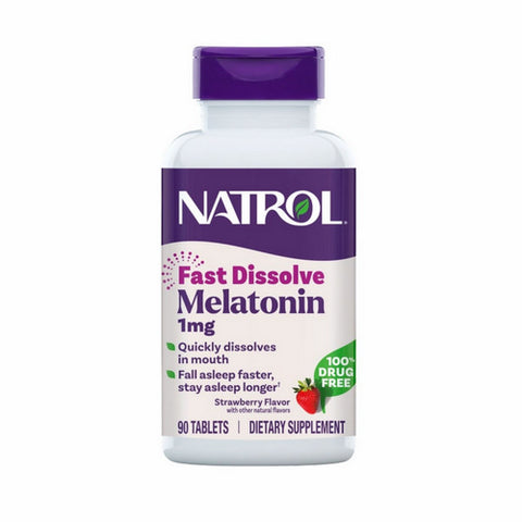 Natrol, Melatonin, 1 mg, Fast Dissolve 90 Tabs
