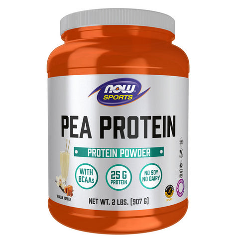 Now Foods, Pea Protein Vanilla Toffee, 2 lbs