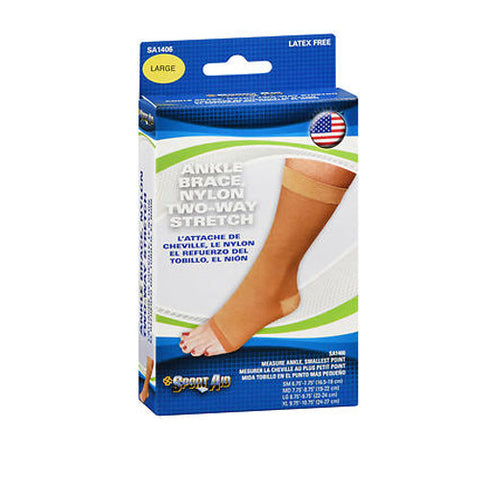 Sport Aid, Ankle Brace Nylon Two-Way Stretch Large, 1 Each Sport Aid