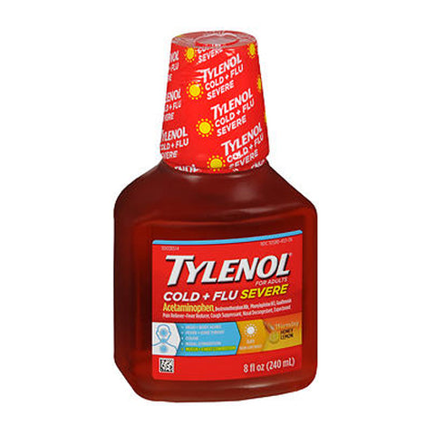 Tylenol, Liquid Warming Day Honey Lemon, 8 oz
