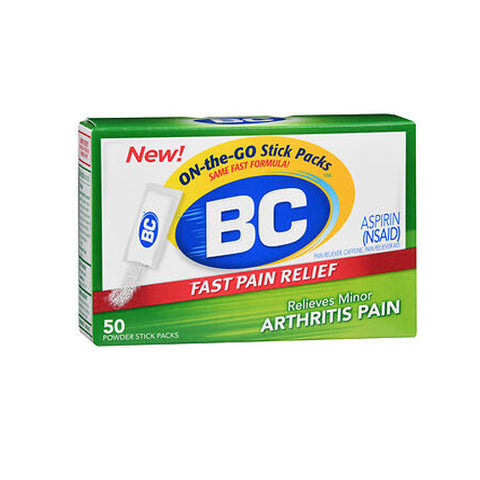 BC, Arthritis Formula Pain Reliever Fever Reducer Powder, 50 each