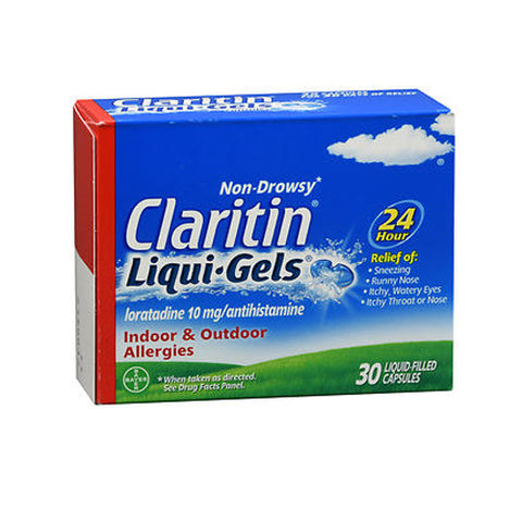 Claritin, 24 Hour Allergy Liqui-Gels, 30 Caps