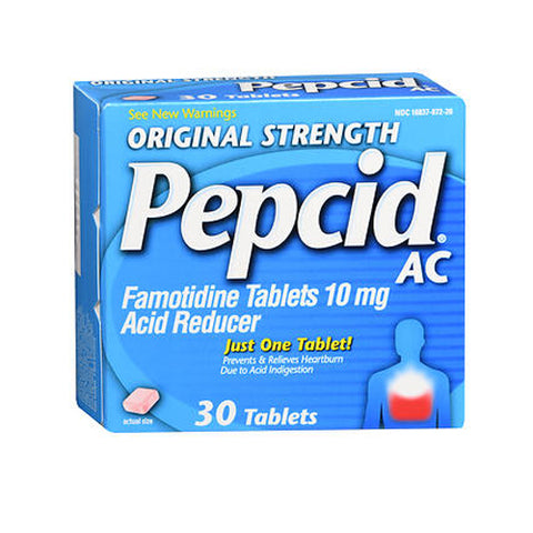 Pepcid, Acid Reducer Tablets Original Strength, 30 Tablets