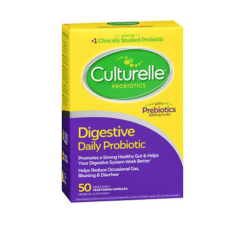 Culturelle, Digestive Health Probiotic Capsules, 50 Caps