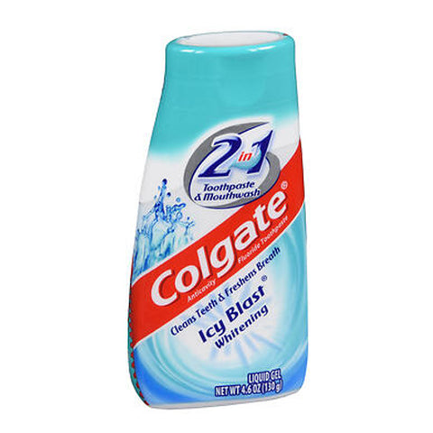 Colgate, 2-In-1 Toothpaste and Mouthwash Icy Blast Whitening, 4.6 oz