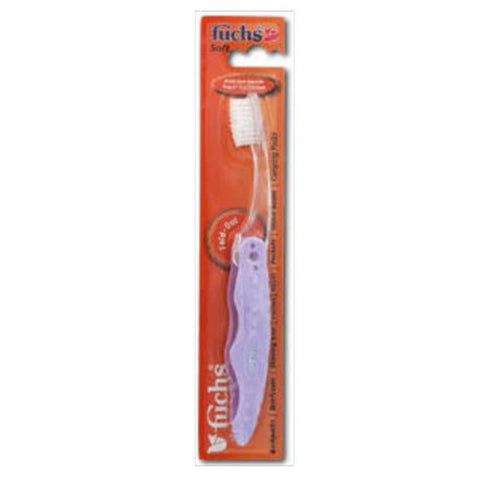 Fuchs Brushes, Pocket Nylon Toothbrush, 1 Count