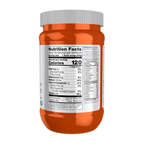 Now Foods, Pea Protein Natural Unflavored, 12 oz