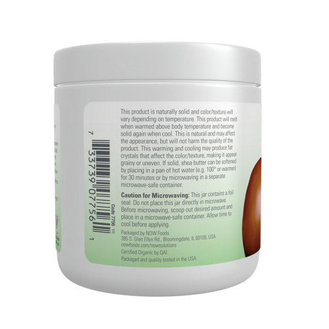 Now Foods, 100% Pure Organic Shea Butter, 7 oz Now Foods