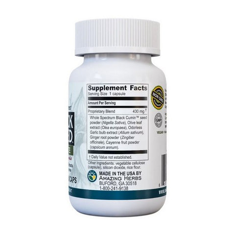 Amazing Herbs, Ultimate Black Seed, 100 Caps