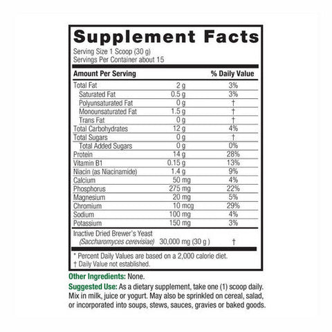Nature's Answer, Brewers Yeast Powder, 16 Oz Nature's Answer