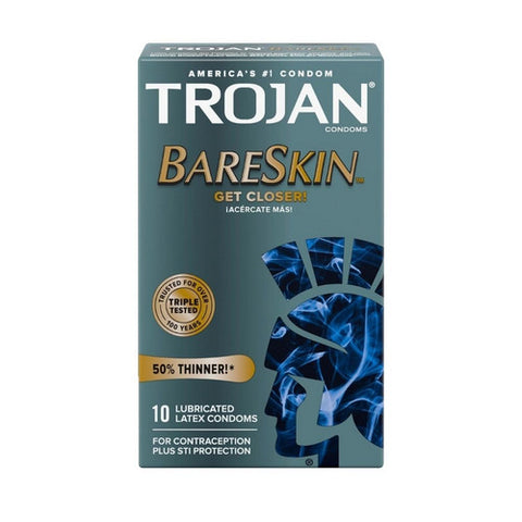 Trojan, Condom Sensitivity Bare Skin Lubricated, 10 CT