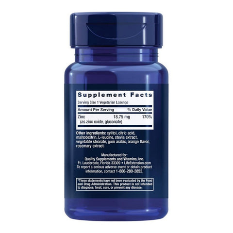Life Extension, Zinc Lozenges, 60 Lozenges