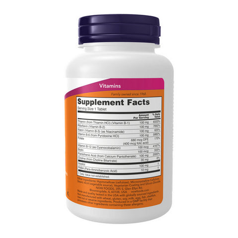 Now Foods, Sustained Release B-100, 100 Tabs