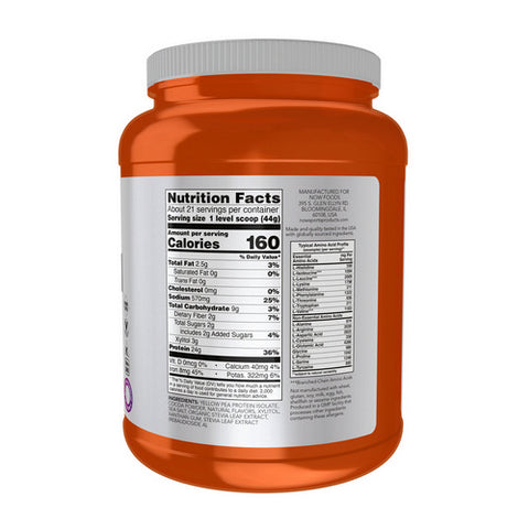 Now Foods, Pea Protein, Dutch Chocolate, 2 lbs