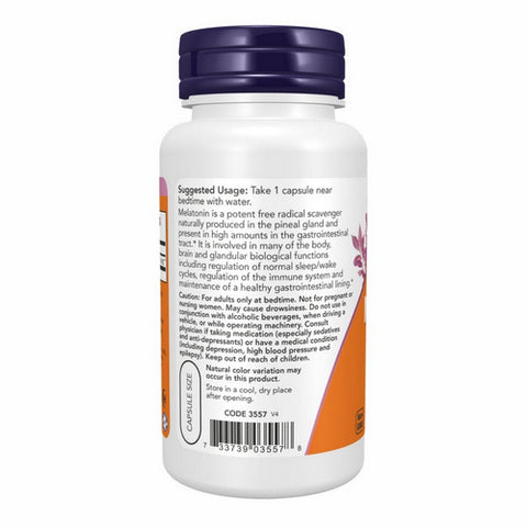 Now Foods, Melatonin, 10 mg, 100 Vcaps