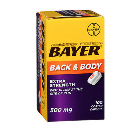 Bayer, Back & Body Pain Reliever, 100 tabs