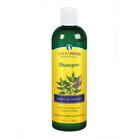 Moisture Therape Shampoo Floral 12 oz by TheraNeem Naturals