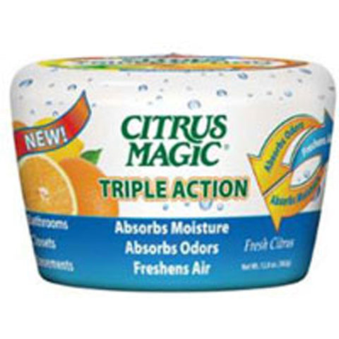 Citrus Magic, Moisture Absorber And Odor Eliminator Solid Fresh Citrus, 12.8 Oz