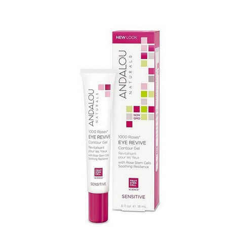 Andalou Naturals, 1000 Roses Eye Revive Contour Gel, 0.6 Oz
