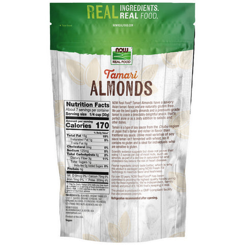 Now Foods, Tamari Almonds, 7 Oz