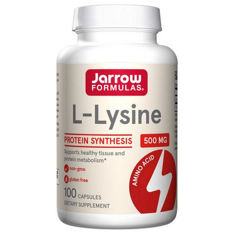 Jarrow Formulas, L-Lysine, 500 Mg, 100 Caps Jarrow Formulas