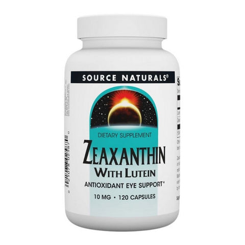 Source Naturals, Zeaxanthin with Lutein, 10mg, 120 Caps