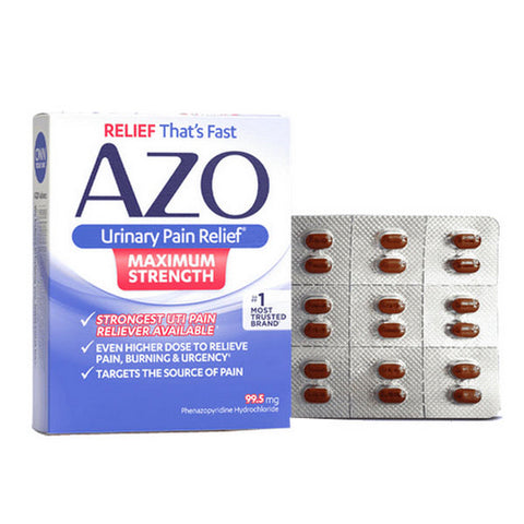Azo, AZO Urinary Pain Relief Maximum Strength, 24 Tabs