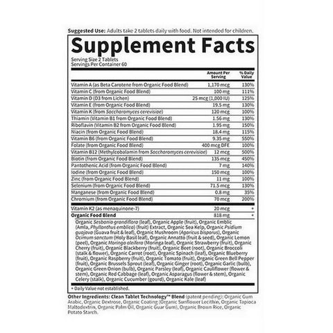 Garden of Life, Organics Mens Multi, 120 Tabs