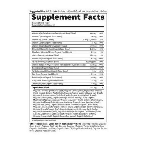 Garden of Life, Organics Men'S Once Daily Multivitamin, 60 Tabs