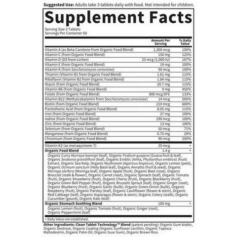 Garden of Life, Organics Prenatal Multi, 180 Tabs