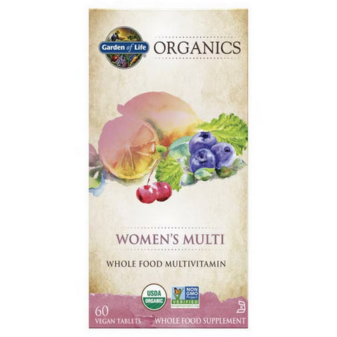 Garden of Life, Organics Women's Multi, 60 Tabs