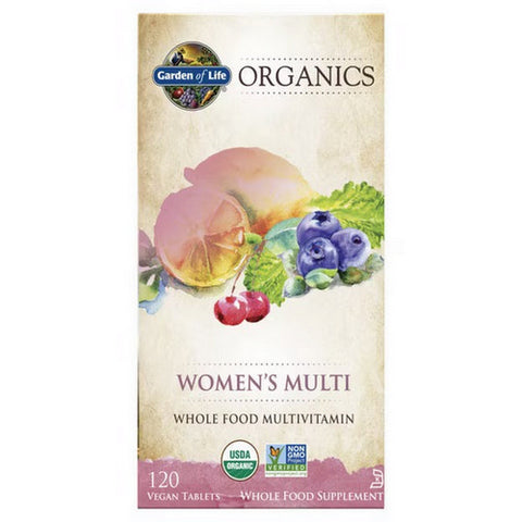 Garden of Life, Organics Women's Multi, 120 Tabs