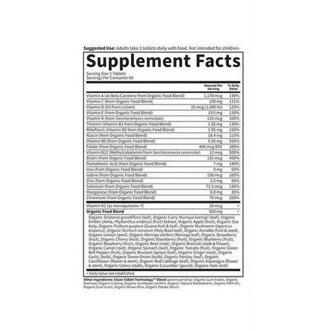 Garden of Life, Organics Women's Multi, 120 Tabs