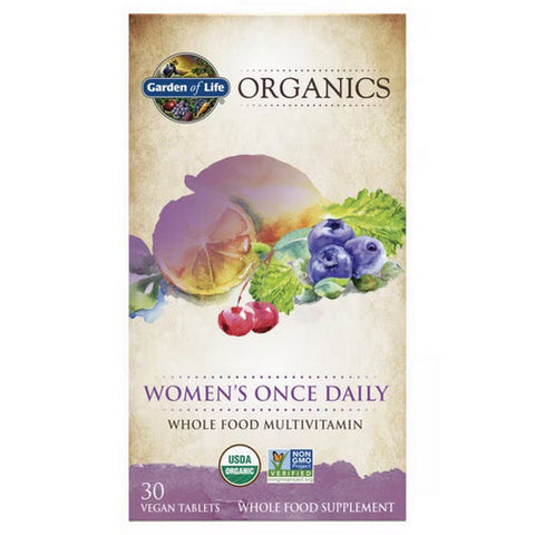 Garden of Life, Organics Women Once Daily, 30 Tabs