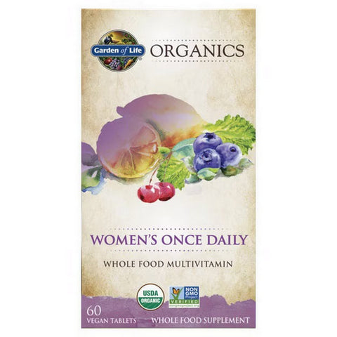Garden of Life, Organics Women Once Daily, 60 Tabs