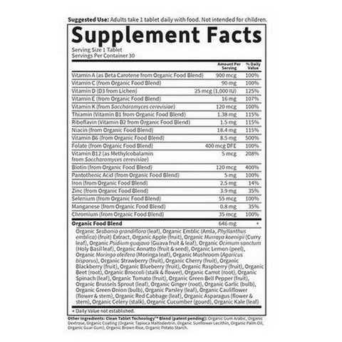 Garden of Life, Organics Women Once Daily, 60 Tabs