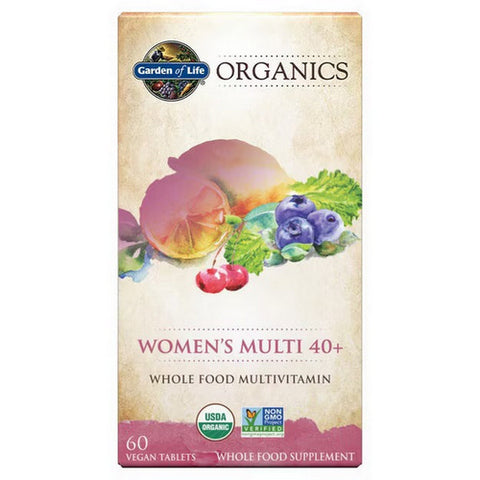 Garden of Life, Organics Women's 40 Plus Multi, 60 Tabs