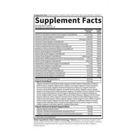 Garden of Life, Organics Women's 40 Plus Multi, 120 Tabs
