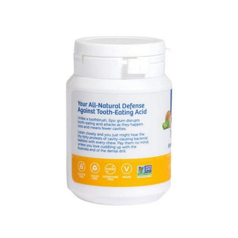 Epic Dental, Xylitol Gum Sugar-Free Fresh Fruit, Fresh Fruit 50 Pc Epic Dental