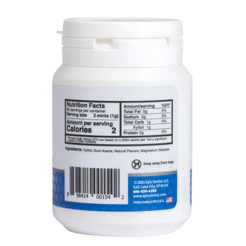 Epic Dental, Xylitol Peppermint Mints, 180 Pieces