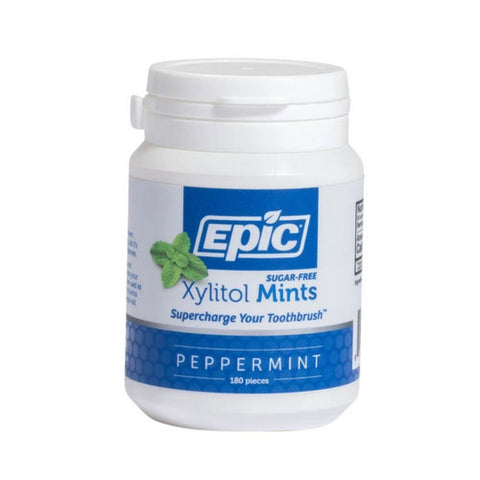 Epic Dental, Xylitol Peppermint Mints, 180 Pieces